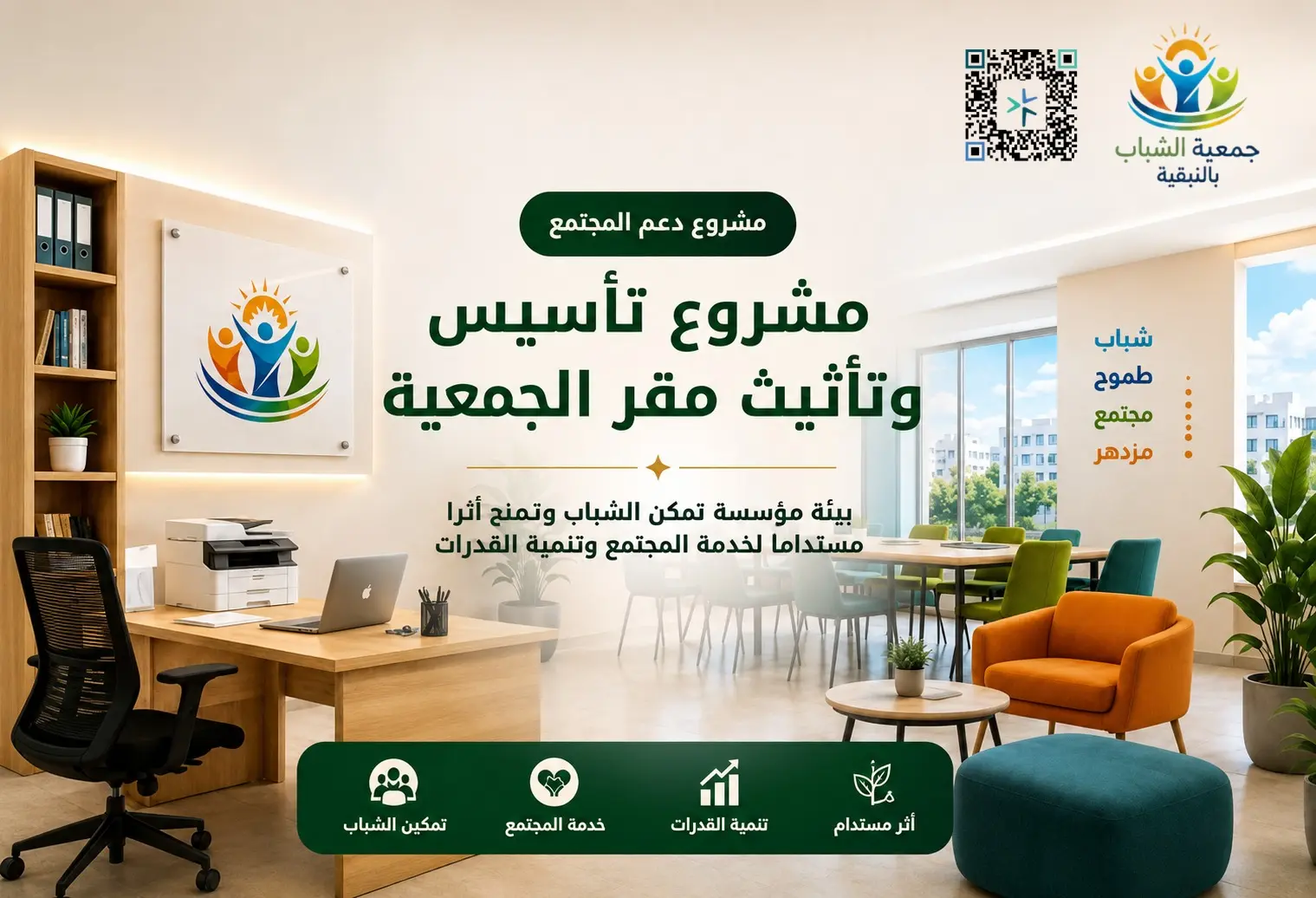 دعم تأسيس مقر الجمعية